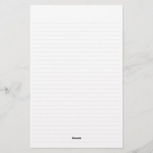 Eenvoudige schone minimalistische gestippelde lijn briefpapier (Achterkant)