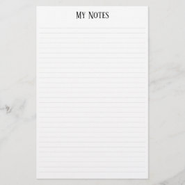 Eenvoudige schone minimalistische gestippelde lijn briefpapier