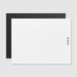 Eenvoudige schone minimalistische gestippelde lijn magnetische uitnodiging