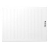 Eenvoudige schone minimalistische gestippelde lijn notitieblok (Voorkant)