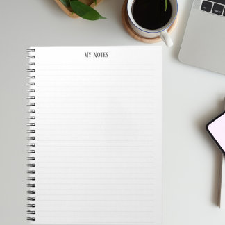 Eenvoudige schone minimalistische gestippelde lijn notitieboek