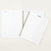 Eenvoudige schone minimalistische gestippelde lijn planner (Display)