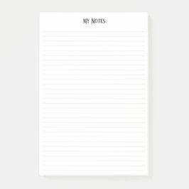 Eenvoudige schone minimalistische gestippelde lijn post-it® notes