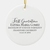 Eenvoudige school van de eerste generatie en groot keramisch ornament (Voorkant)