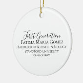 Eenvoudige school van de eerste generatie en groot keramisch ornament (Links)