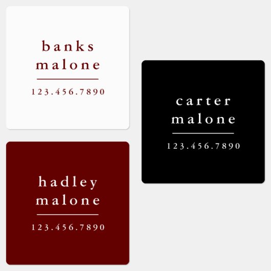 Eenvoudige schoolkleuren Kinder waterdichte naam Labels (Groep)