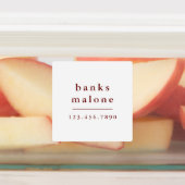 Eenvoudige schoolkleuren Kinder waterdichte naam Labels (Aangebracht)