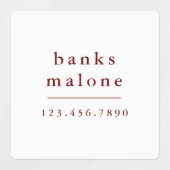 Eenvoudige schoolkleuren Kinder waterdichte naam Labels (Design 1)