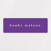 Eenvoudige schoolkleuren Kinder waterdichte naam Labels (Design 1)