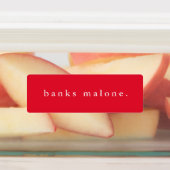 Eenvoudige schoolkleuren Kinder waterdichte naam Labels (Aangebracht)