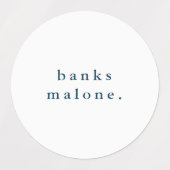 Eenvoudige schoolkleuren Kinder waterdichte naam Labels (Design 1)