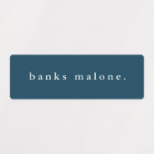 Eenvoudige schoolkleuren Kinder waterdichte naam Labels (Design 1)