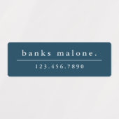 Eenvoudige schoolkleuren Kinder waterdichte naam Labels (Design 1)