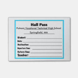 Eenvoudige schoolzalen pas na het artikel post-it® notes