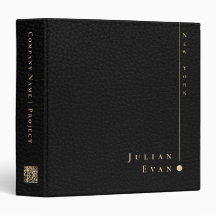 Eenvoudige Schoon Minimalistische Zwart & Goud Qr-