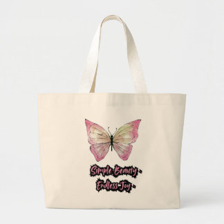 Eenvoudige schoonheid, eindeloze vreugde - Waterve Grote Tote Bag