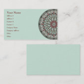 Eenvoudige schoonheid Mandala - Visitekaartje (Voorkant / Achterkant)