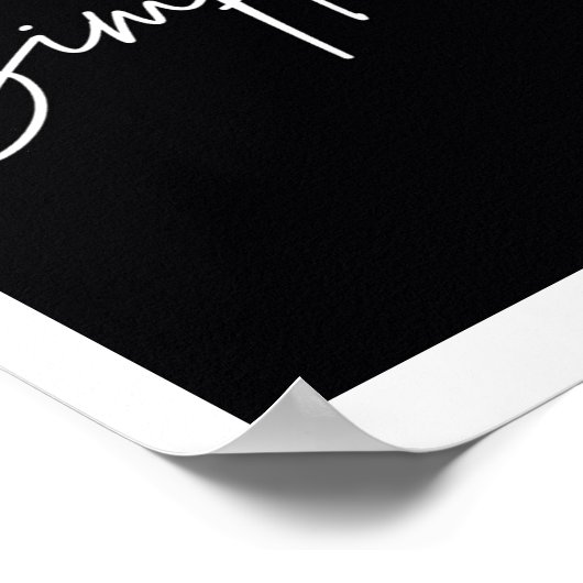 Eenvoudige schoonheid, tijdloze elegantie poster (Hoek)