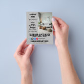 EENVOUDIGE SCHOONMAAK SPECIALIST schoonmaak huis h Flyer (Hand)
