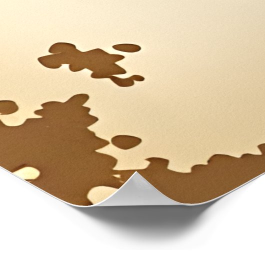 Eenvoudige schrijfmachinearts poster (Hoek)