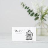 Eenvoudige schuur  restauratie Visitekaartje (Staand voorkant)