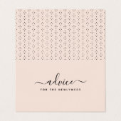 Eenvoudige Script Advice-kaarten Visitekaartje (Buitenkant ongevouwen)