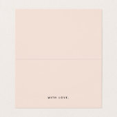 Eenvoudige Script Advice-kaarten Visitekaartje (Binnenkant ongevouwen)