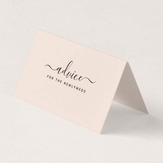 Eenvoudige Script Advice-kaarten Visitekaartje (Voorkant)