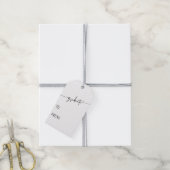 Eenvoudige SCRIPT Afstuderen CadeauLabels (Met Touw)