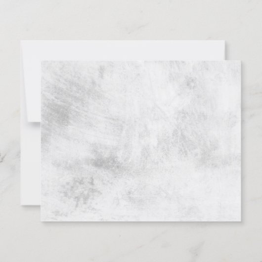 Eenvoudige Script Baby Foto Dank u Kaarten (Achterkant)