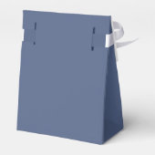 Eenvoudige Script Blauwe Bedankjes Favorieten Doos Bedankdoosjes (Achterkant)