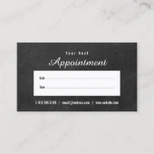 Eenvoudige Script-chalkboard-aanwijzingskaart Visitekaartje (Voorkant)