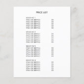 Eenvoudige Script Contacteer Ons Logo QR Code Prom Flyer (Achterkant)