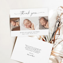 Eenvoudige Script Foto Collage Baby