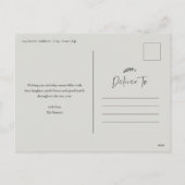 Eenvoudige Script Gelukkige Feestdagen 5 Foto Coll (Achterkant)