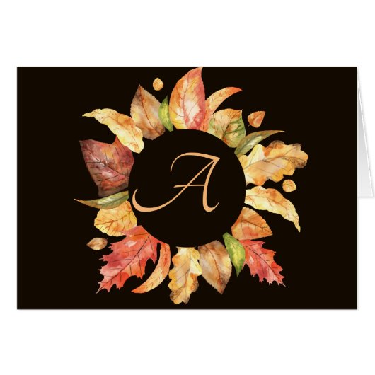 Eenvoudige Script Herfst met geheugenkaarten (Voorkant Horizontaal)