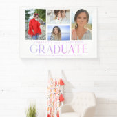 Eenvoudige Script Multi Foto Afstudeer Aankondigin Spandoek (Insitu)