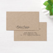 Eenvoudige Script Name Kraft Earring Display Kaart (Bureau)