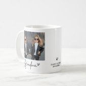 Eenvoudige Script Oma Foto Koffiemok (Voorkant links)