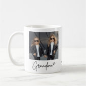 Eenvoudige Script Oma Foto Koffiemok (Links)