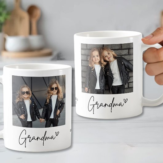 Eenvoudige Script Oma Foto Koffiemok
