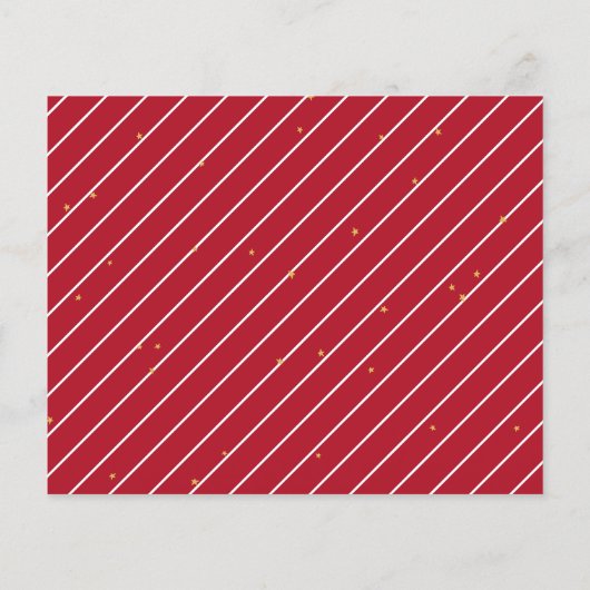 Eenvoudige Script Photo Budget Holiday Kaart (Achterkant)