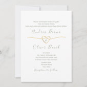 Eenvoudige Script Sage Green Wedding Kaart (Voorkant)