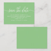 Eenvoudige script save the date informatiekaartje (Voorkant / Achterkant)