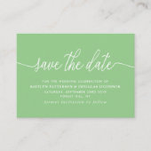 Eenvoudige script save the date informatiekaartje (Voorkant)