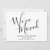 Eenvoudige Script We Zijn Verhuisd Nieuw Adres Aan (Voorkant)