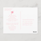 Eenvoudige scriptaankondiging van multi-foto-Afstu Briefkaart (Achterkant)