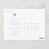 Eenvoudige scriptaankondiging van multi-foto-Afstu Briefkaart (Achterkant)