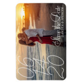 Eenvoudige scriptbedekking | Moderne foto slaat de Magneet (Verticaal)