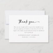 Eenvoudige scriptfunctie bedankkaart (Voorkant)